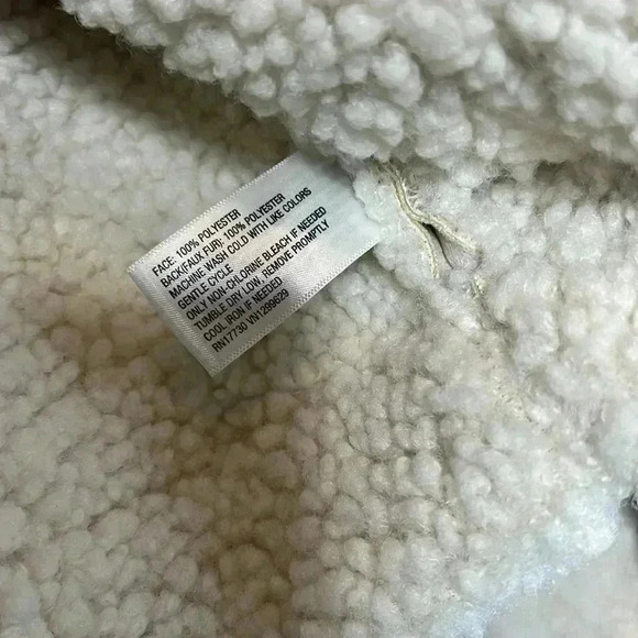 Wild Fable Women's Faux Shearling Jacket Size XXS - Picture 11 of 12